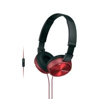 SONY MDR-ZX310AP НАУШНИКИ НАКЛАДНЫЕ, КРАСНЫЕ купить в официальном интернет-магазине Sony в Москве