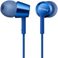 SONY MDR-EX155AP НАУШНИКИ ВНУТРИКАНАЛЬНЫЕ, СИНИЕ купить в официальном интернет-магазине Sony в Москве