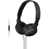 SONY MDR-ZX110AP НАУШНИКИ НАКЛАДНЫЕ, ЧЁРНЫЕ купить в официальном интернет-магазине Sony в Москве