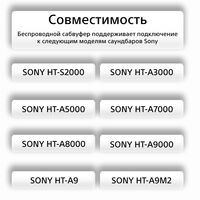 SONY SA-SW5 БЕСПРОВОДНОЙ САБВУФЕР ДЛЯ HT-A9, HT-A7000, HT-A3000 купить в официальном интернет-магазине Sony в Москве