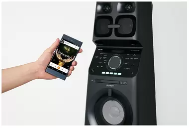 SONY MHC-V90DW АУДИОСИСТЕМА МОЩНОГО ЗВУКА купить в официальном интернет-магазине Sony в Москве