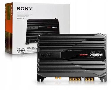 SONY XM-N502 АВТОУСИЛИТЕЛЬ ДВУХКАНАЛЬНЫЙ купить в официальном интернет-магазине Sony в Москве