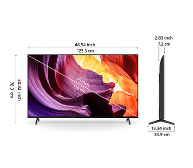 SONY BRAVIA KD-55X80K ТЕЛЕВИЗОР 4K UHD, МАЛАЙЗИЯ купить в официальном интернет-магазине Sony в Москве