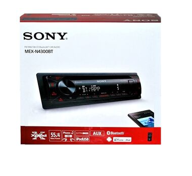 SONY MEX-N4300BT АВТОМАГНИТОЛА С CD, BLUETOOTH, USB купить в официальном интернет-магазине Sony в Москве