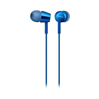 SONY MDR-EX155AP НАУШНИКИ ВНУТРИКАНАЛЬНЫЕ, СИНИЕ купить в официальном интернет-магазине Sony в Москве