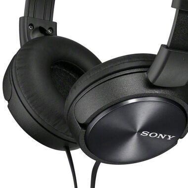 SONY MDR-ZX310AP НАУШНИКИ НАКЛАДНЫЕ, ЧЁРНЫЕ купить в официальном интернет-магазине Sony в Москве