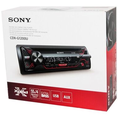SONY CDX-G1200U АВТОМАГНИТОЛА С CD И USB купить в официальном интернет-магазине Sony в Москве
