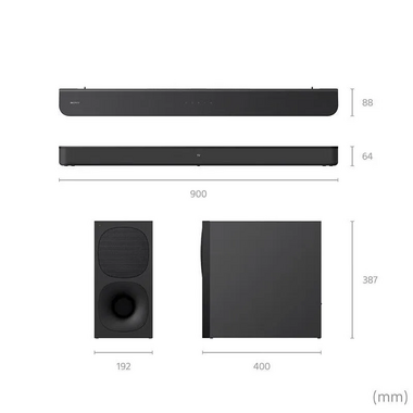 SONY HT-S400 САУНДБАР 2.1 С BLUETOOTH купить в официальном интернет-магазине Sony в Москве