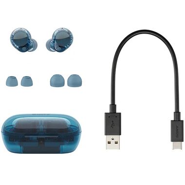 SONY WF-C710N НАУШНИКИ TWS, ПРОЗРАЧНЫЙ СИНИЙ купить в официальном интернет-магазине Sony в Москве