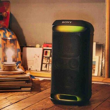 SONY SRS-XV500 БЕСПРОВОДНАЯ КОЛОНКА 77 ВТ, ЧЁРНАЯ купить в официальном интернет-магазине Sony в Москве