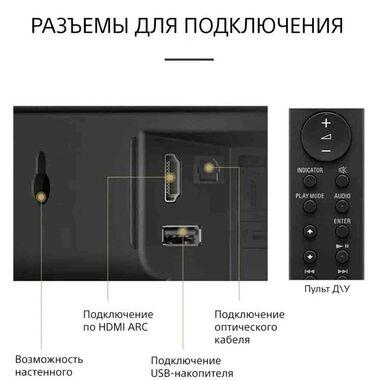 SONY HT-S100F САУНДБАР 2.0 С BLUETOOTH купить в официальном интернет-магазине Sony в Москве