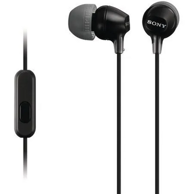 SONY MDR-EX15AP НАУШНИКИ, ЧЁРНЫЕ купить в официальном интернет-магазине Sony в Москве