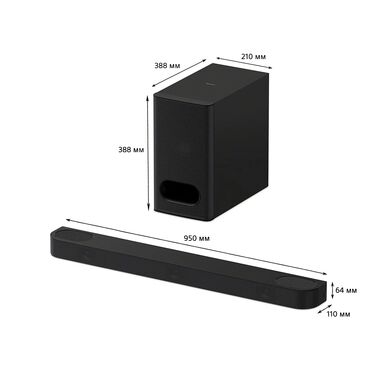 SONY HT-B600 САУНДБАР 3.1.2 С BLUETOOTH И DOLBY ATMOS купить в официальном интернет-магазине Sony в Москве