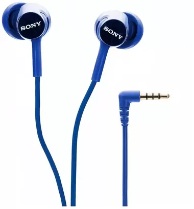 SONY MDR-EX155AP НАУШНИКИ ВНУТРИКАНАЛЬНЫЕ, СИНИЕ купить в официальном интернет-магазине Sony в Москве