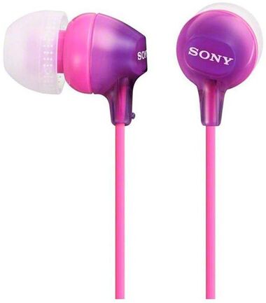 SONY MDR-EX15AP НАУШНИКИ, ФИОЛЕТОВЫЕ купить в официальном интернет-магазине Sony в Москве