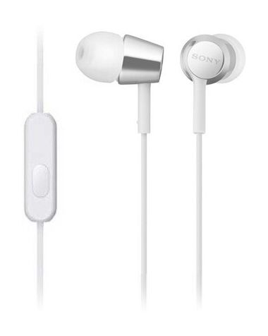 SONY MDR-EX155AP НАУШНИКИ ВНУТРИКАНАЛЬНЫЕ, БЕЛЫЕ купить в официальном интернет-магазине Sony в Москве