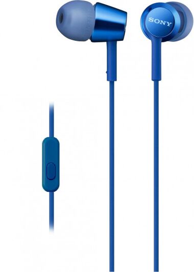 SONY MDR-EX155AP НАУШНИКИ ВНУТРИКАНАЛЬНЫЕ, СИНИЕ купить в официальном интернет-магазине Sony в Москве