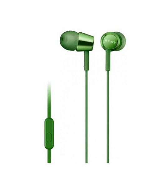 SONY MDR-EX155AP НАУШНИКИ ВНУТРИКАНАЛЬНЫЕ, ЗЕЛЁНЫЕ купить в официальном интернет-магазине Sony в Москве