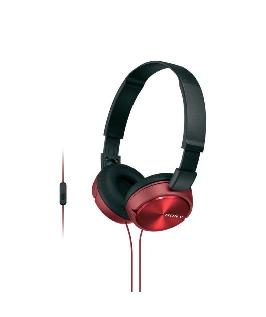 SONY MDR-ZX310AP НАУШНИКИ НАКЛАДНЫЕ, КРАСНЫЕ купить в официальном интернет-магазине Sony в Москве