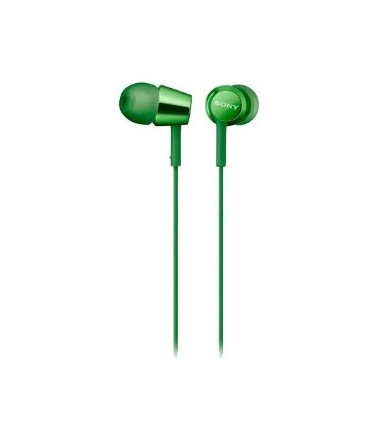 SONY MDR-EX155AP НАУШНИКИ ВНУТРИКАНАЛЬНЫЕ, ЗЕЛЁНЫЕ купить в официальном интернет-магазине Sony в Москве