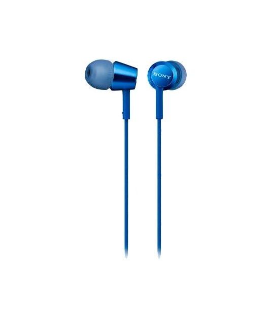 SONY MDR-EX155AP НАУШНИКИ ВНУТРИКАНАЛЬНЫЕ, СИНИЕ купить в официальном интернет-магазине Sony в Москве