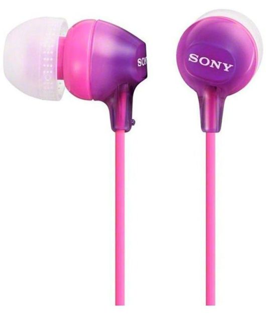 SONY MDR-EX15AP НАУШНИКИ, ФИОЛЕТОВЫЕ купить в официальном интернет-магазине Sony в Москве