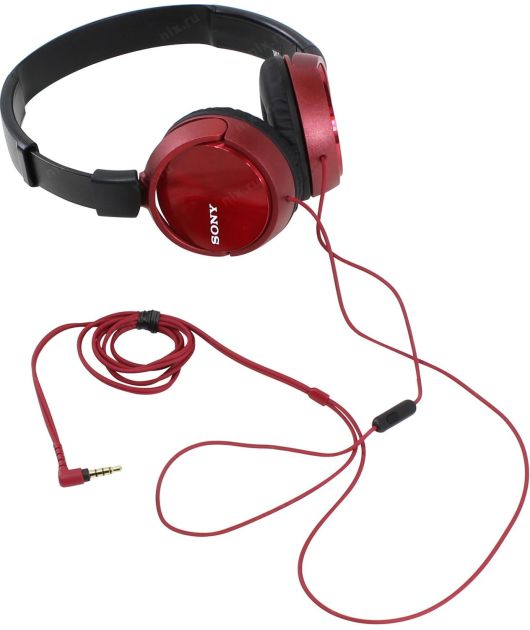 SONY MDR-ZX310AP НАУШНИКИ НАКЛАДНЫЕ, КРАСНЫЕ купить в официальном интернет-магазине Sony в Москве