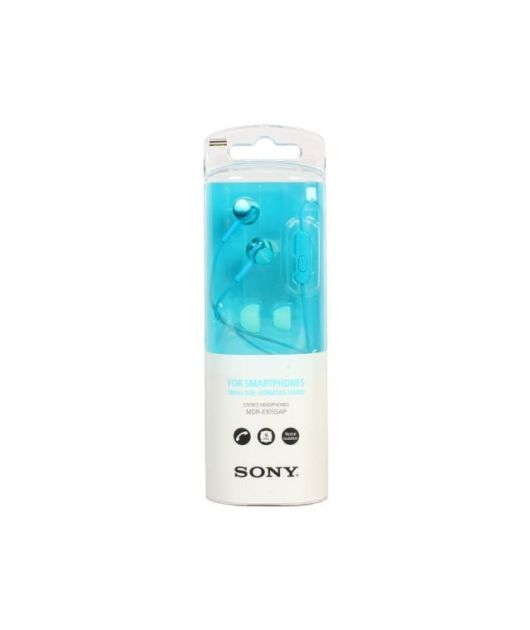 SONY MDR-EX155AP НАУШНИКИ ВНУТРИКАНАЛЬНЫЕ, ГОЛУБЫЕ купить в официальном интернет-магазине Sony в Москве