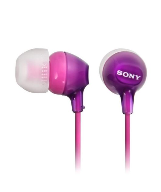 SONY MDR-EX15AP НАУШНИКИ, ФИОЛЕТОВЫЕ купить в официальном интернет-магазине Sony в Москве