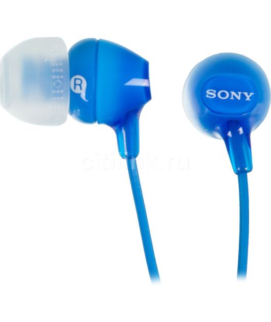 SONY MDR-EX15LP НАУШНИКИ, СИНИЕ купить в официальном интернет-магазине Sony в Москве