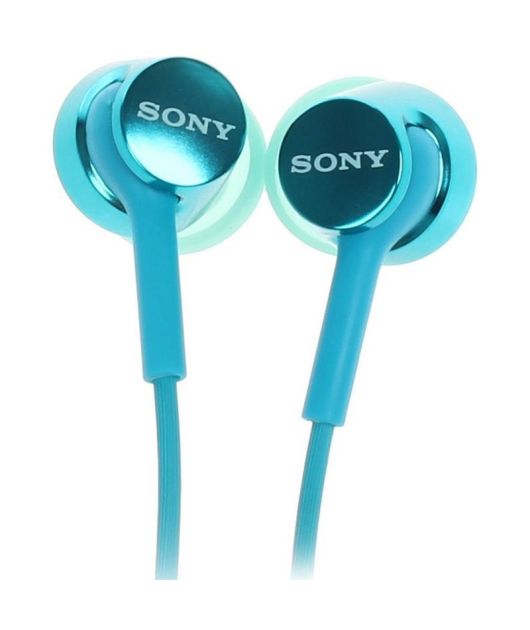 SONY MDR-EX155AP НАУШНИКИ ВНУТРИКАНАЛЬНЫЕ, ГОЛУБЫЕ купить в официальном интернет-магазине Sony в Москве