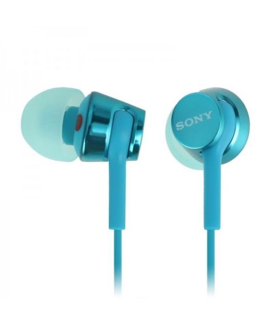 SONY MDR-EX155AP НАУШНИКИ ВНУТРИКАНАЛЬНЫЕ, ГОЛУБЫЕ купить в официальном интернет-магазине Sony в Москве