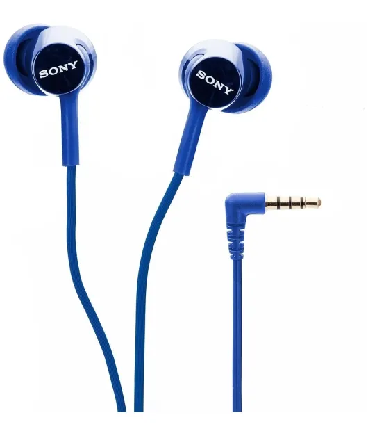 SONY MDR-EX155AP НАУШНИКИ ВНУТРИКАНАЛЬНЫЕ, СИНИЕ купить в официальном интернет-магазине Sony в Москве