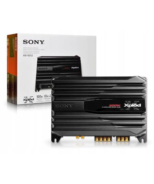 SONY XM-N502 АВТОУСИЛИТЕЛЬ ДВУХКАНАЛЬНЫЙ купить в официальном интернет-магазине Sony в Москве