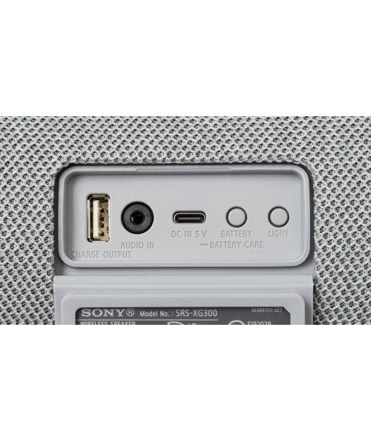 SONY SRS-XG300 БЕСПРОВОДНАЯ КОЛОНКА 40 ВТ, СЕРАЯ купить в официальном интернет-магазине Sony в Москве