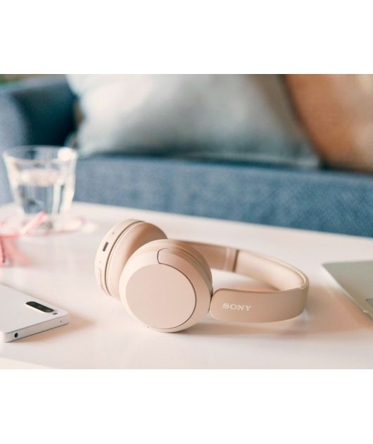 SONY WH-CH520 НАУШНИКИ НАКЛАДНЫЕ, БЕЖЕВЫЕ купить в официальном интернет-магазине Sony в Москве