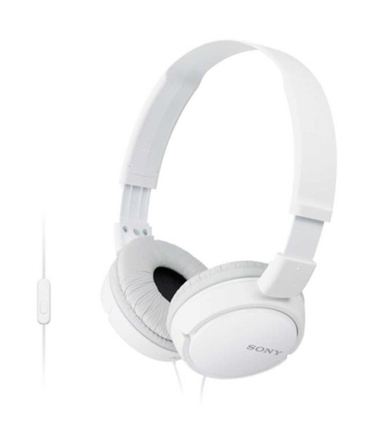SONY MDR-ZX110AP НАУШНИКИ НАКЛАДНЫЕ, БЕЛЫЕ купить в официальном интернет-магазине Sony в Москве