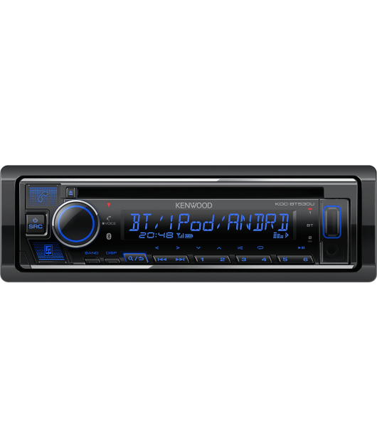 KENWOOD KDC-BT530U DSP АВТОМАГНИТОЛА купить в официальном интернет-магазине Sony в Москве