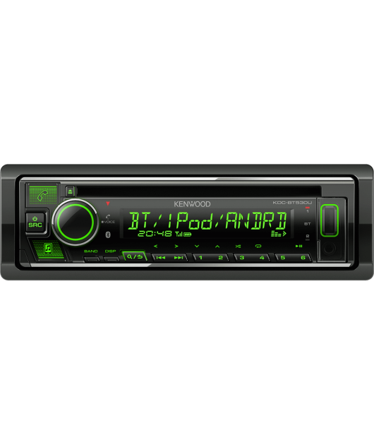 KENWOOD KDC-BT530U DSP АВТОМАГНИТОЛА купить в официальном интернет-магазине Sony в Москве