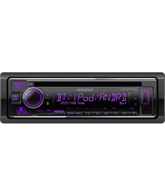 KENWOOD KDC-BT530U DSP АВТОМАГНИТОЛА купить в официальном интернет-магазине Sony в Москве