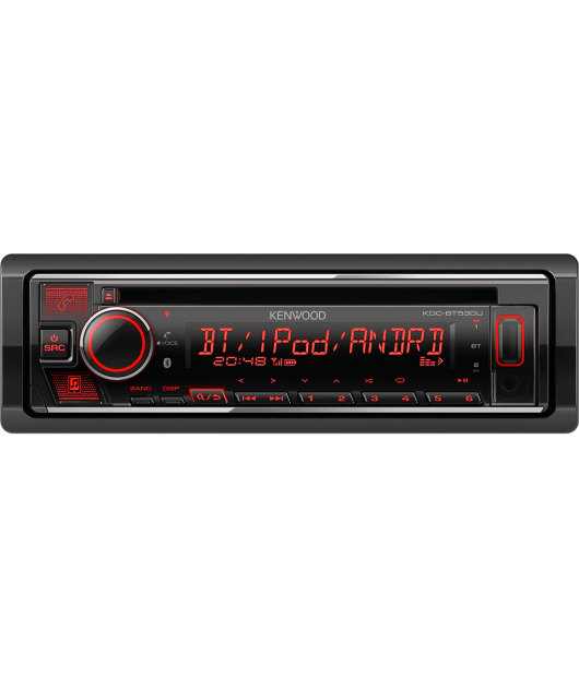 KENWOOD KDC-BT530U DSP АВТОМАГНИТОЛА купить в официальном интернет-магазине Sony в Москве