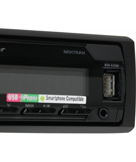 PIONEER MVH-S125UI АВТОМАГНИТОЛА купить в официальном интернет-магазине Sony в Москве
