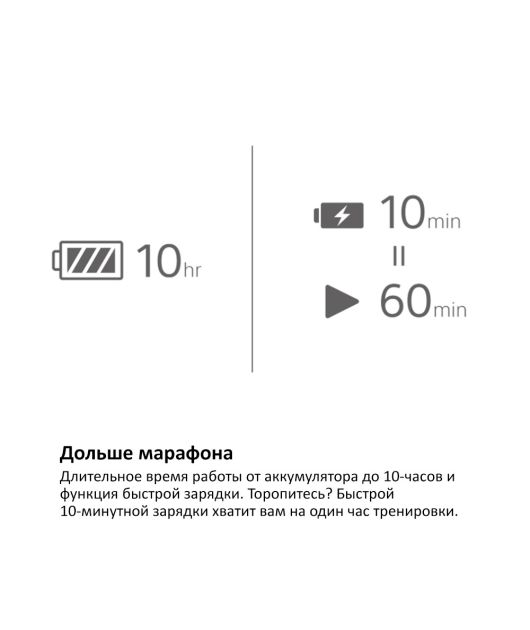 ОТКРЫТЫЕ НАУШНИКИ SONY WI-OE610B FLOAT RUN купить в официальном интернет-магазине Sony в Москве