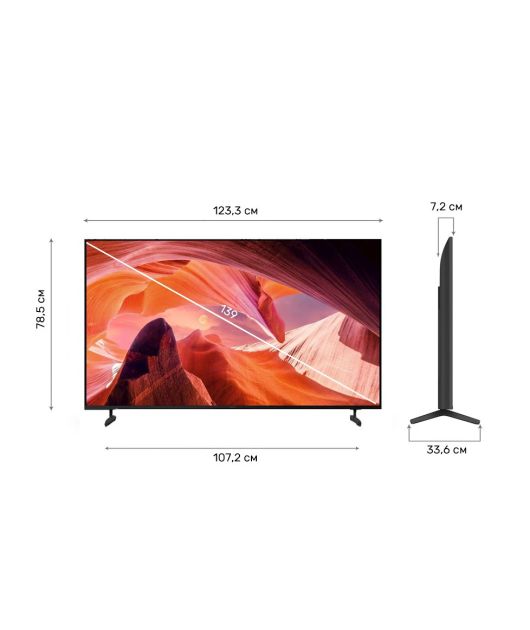 SONY BRAVIA KD-55X80L ТЕЛЕВИЗОР 4K UHD, МАЛАЙЗИЯ купить в официальном интернет-магазине Sony в Москве