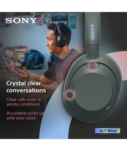 SONY WH-ULT900N НАУШНИКИ НАКЛАДНЫЕ ULT WEAR, СЕРЫЕ купить в официальном интернет-магазине Sony в Москве