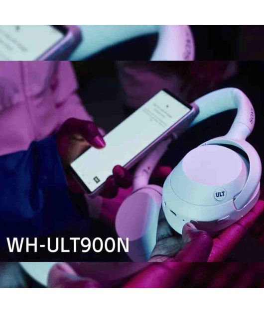 SONY WH-ULT900N НАУШНИКИ НАКЛАДНЫЕ ULT WEAR, БЕЛЫЕ купить в официальном интернет-магазине Sony в Москве