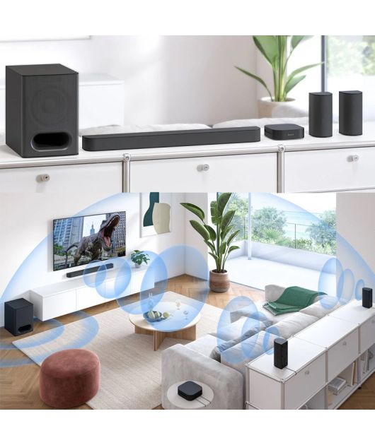 SONY HT-S60 САУНДБАР 5.1 С BLUETOOTH, HDMI И БЕСПРОВОДНЫМИ ТЫЛОВЫМИ КОЛОНКАМИ купить в официальном интернет-магазине Sony в Москве