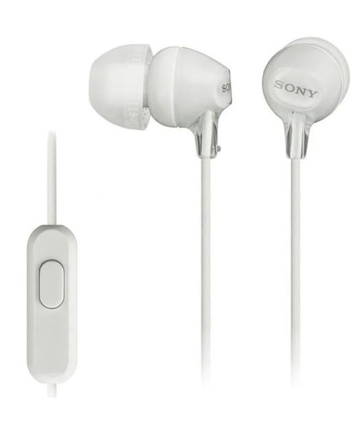 SONY MDR-EX15AP НАУШНИКИ, БЕЛЫЕ купить в официальном интернет-магазине Sony в Москве