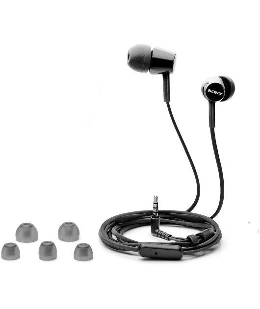 SONY MDR-EX155AP НАУШНИКИ ВНУТРИКАНАЛЬНЫЕ, ЧЁРНЫЕ купить в официальном интернет-магазине Sony в Москве