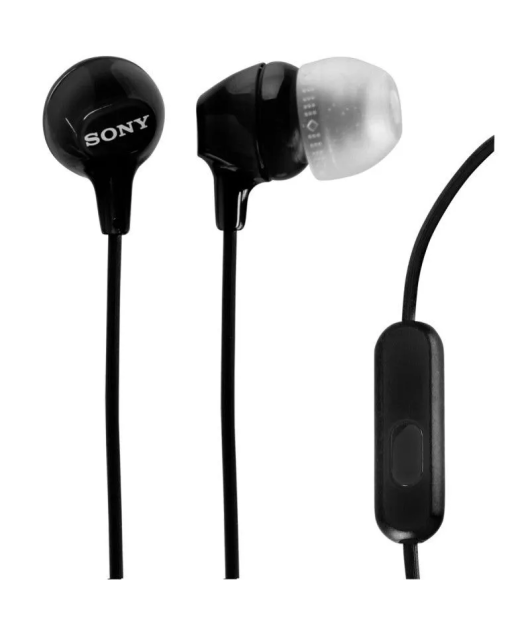 SONY MDR-EX15AP НАУШНИКИ, ЧЁРНЫЕ купить в официальном интернет-магазине Sony в Москве